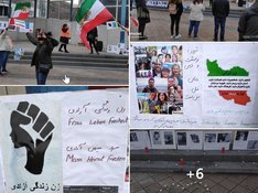 Iran-Demo in Idar-Oberstein
